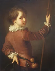 Portret van een Jonge Pelgrim, 1725
